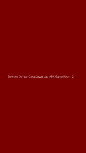Tampilan Antarmuka Aplikasi Sortoto Daftar Cara Download Apk Game Resmi - 2