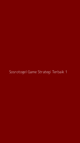 Tampilan Antarmuka Aplikasi Sosrotogel Game Strategi Terbaik - 1