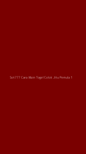 Tampilan Antarmuka Aplikasi Sot777 Cara Main Togel Colok Jitu Pemula - 1