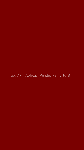 Tampilan Antarmuka Aplikasi Sov77 - Aplikasi Pendidikan Lite - 3