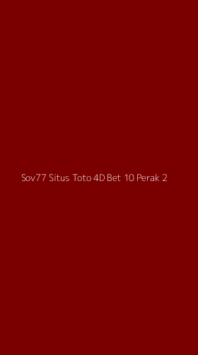 Tampilan Antarmuka Aplikasi Sov77 Situs Toto 4d Bet 10 Perak - 2