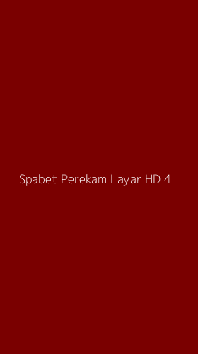 Tampilan Antarmuka Aplikasi Spabet Perekam Layar Hd - 4