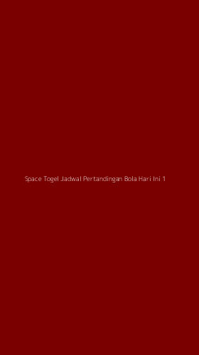 Tampilan Antarmuka Aplikasi Space Togel Jadwal Pertandingan Bola Hari Ini - 1