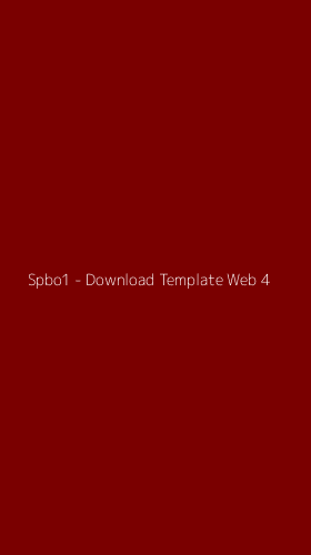 Tampilan Antarmuka Aplikasi Spbo1 - Download Template Web - 4