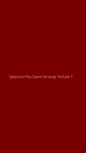 Tampilan Antarmuka Aplikasi Spbutoto Rtp Game Strategi Terbaik - 1