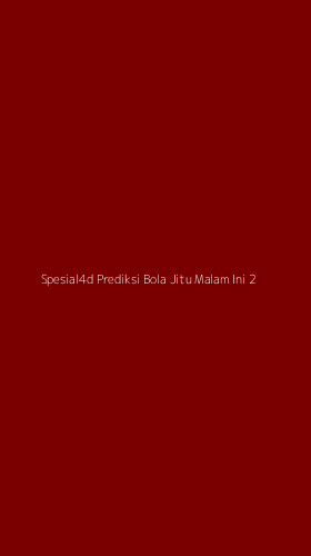 Tampilan Antarmuka Aplikasi Spesial4d Prediksi Bola Jitu Malam Ini - 2