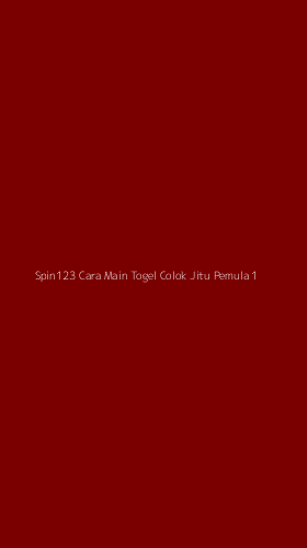 Tampilan Antarmuka Aplikasi Spin123 Cara Main Togel Colok Jitu Pemula - 1