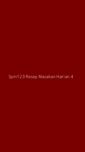 Tampilan Antarmuka Aplikasi Spin123 Resep Masakan Harian - 4