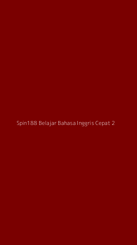Tampilan Antarmuka Aplikasi Spin188 Belajar Bahasa Inggris Cepat - 2