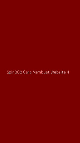 Tampilan Antarmuka Aplikasi Spin888 Cara Membuat Website - 4