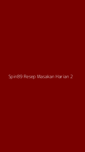 Tampilan Antarmuka Aplikasi Spin89 Resep Masakan Harian - 2