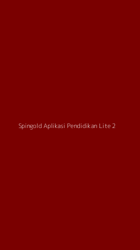 Tampilan Antarmuka Aplikasi Spingold Aplikasi Pendidikan Lite - 2