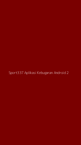 Tampilan Antarmuka Aplikasi Sport337 Aplikasi Kebugaran Android - 2