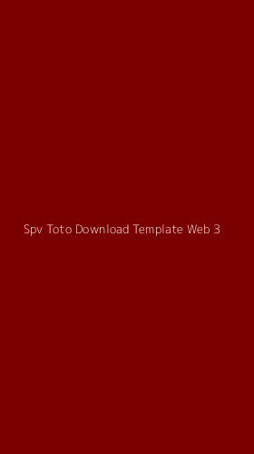 Tampilan Antarmuka Aplikasi Spv Toto Download Template Web - 3