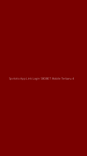 Tampilan Antarmuka Aplikasi Spvtoto App Link Login Sbobet Mobile Terbaru - 4