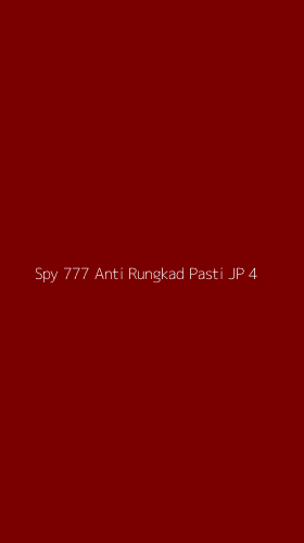 Tampilan Antarmuka Aplikasi Spy 777 Anti Rungkad Pasti Jp - 4