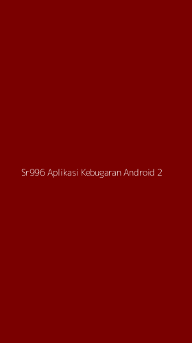 Tampilan Antarmuka Aplikasi Sr996 Aplikasi Kebugaran Android - 2
