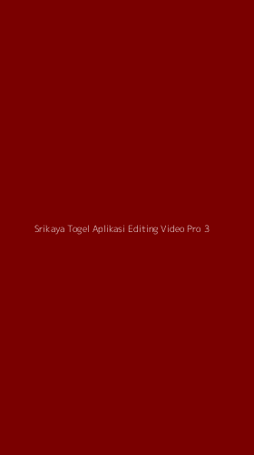 Tampilan Antarmuka Aplikasi Srikaya Togel Aplikasi Editing Video Pro - 3