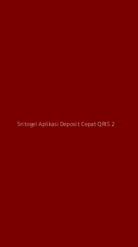Tampilan Antarmuka Aplikasi Sritogel Aplikasi Deposit Cepat Qris - 2