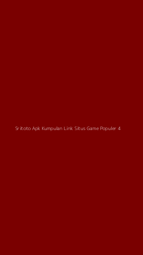 Tampilan Antarmuka Aplikasi Sritoto Apk Kumpulan Link Situs Game Populer - 4