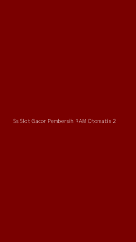Tampilan Antarmuka Aplikasi Ss Slot Gacor Pembersih Ram Otomatis - 2