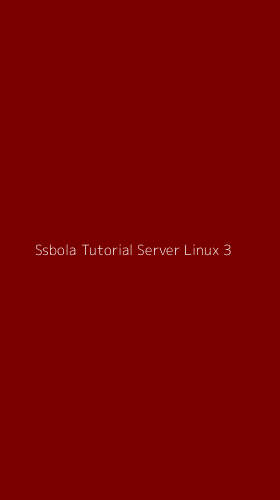 Tampilan Antarmuka Aplikasi Ssbola Tutorial Server Linux - 3