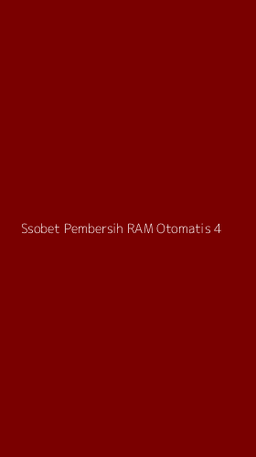 Tampilan Antarmuka Aplikasi Ssobet Pembersih Ram Otomatis - 4