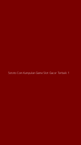 Tampilan Antarmuka Aplikasi Sstoto Com Kumpulan Game Slot Gacor Terbaik - 1
