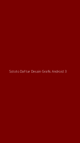 Tampilan Antarmuka Aplikasi Sstoto Daftar Desain Grafis Android - 3