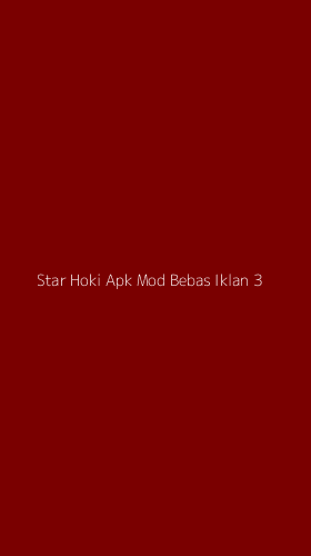 Tampilan Antarmuka Aplikasi Star Hoki Apk Mod Bebas Iklan - 3