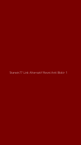 Tampilan Antarmuka Aplikasi Starwin77 Link Alternatif Resmi Anti Blokir - 1