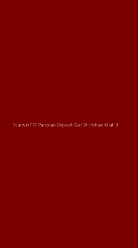 Tampilan Antarmuka Aplikasi Starwin777 Panduan Deposit Dan Withdraw Kilat - 3