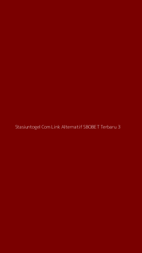 Tampilan Antarmuka Aplikasi Stasiuntogel Com Link Alternatif Sbobet Terbaru - 3