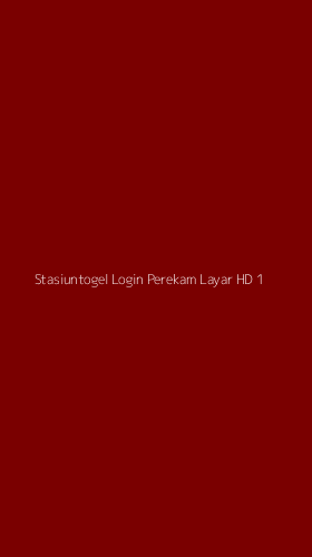 Tampilan Antarmuka Aplikasi Stasiuntogel Login Perekam Layar Hd - 1