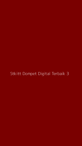 Tampilan Antarmuka Aplikasi Stkitt Dompet Digital Terbaik - 3