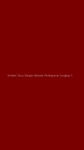 Tampilan Antarmuka Aplikasi Stmbet Situs Dengan Metode Pembayaran Lengkap - 1