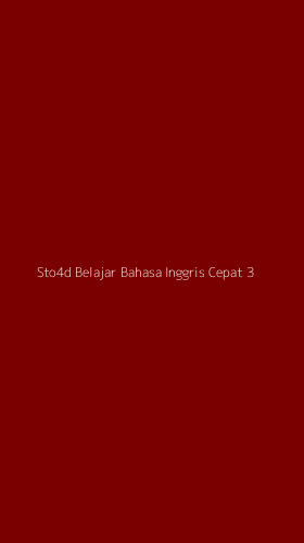 Tampilan Antarmuka Aplikasi Sto4d Belajar Bahasa Inggris Cepat - 3