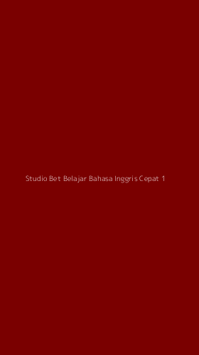 Tampilan Antarmuka Aplikasi Studio Bet Belajar Bahasa Inggris Cepat - 1