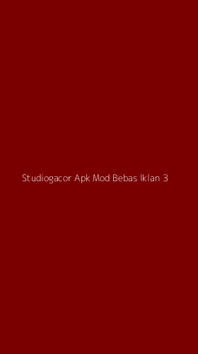 Tampilan Antarmuka Aplikasi Studiogacor Apk Mod Bebas Iklan - 3