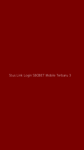Tampilan Antarmuka Aplikasi Stus Link Login Sbobet Mobile Terbaru - 3