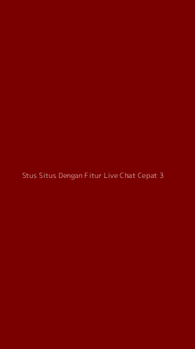 Tampilan Antarmuka Aplikasi Stus Situs Dengan Fitur Live Chat Cepat - 3