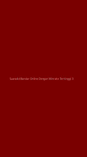 Tampilan Antarmuka Aplikasi Suara4d Bandar Online Dengan Winrate Tertinggi - 3