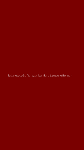 Tampilan Antarmuka Aplikasi Subangtoto Daftar Member Baru Langsung Bonus - 4