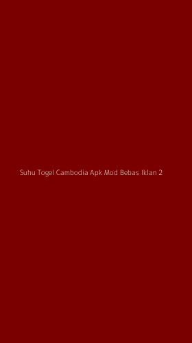 Tampilan Antarmuka Aplikasi Suhu Togel Cambodia Apk Mod Bebas Iklan - 2