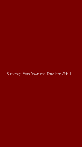 Tampilan Antarmuka Aplikasi Suhutogel Wap Download Template Web - 4