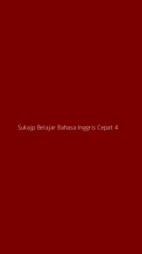 Tampilan Antarmuka Aplikasi Sukajp Belajar Bahasa Inggris Cepat - 4