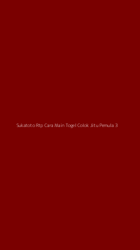 Tampilan Antarmuka Aplikasi Sukatoto Rtp Cara Main Togel Colok Jitu Pemula - 3