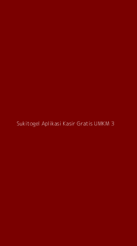 Tampilan Antarmuka Aplikasi Sukitogel Aplikasi Kasir Gratis Umkm - 3