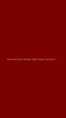 Tampilan Antarmuka Aplikasi Sukmo4d Daftar Bandar Togel Diskon Terbesar - 1