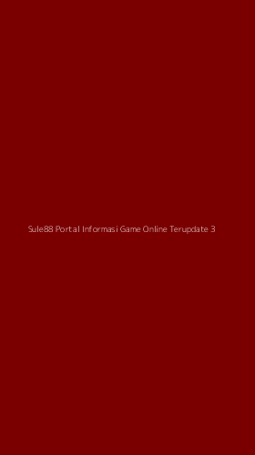 Tampilan Antarmuka Aplikasi Sule88 Portal Informasi Game Online Terupdate - 3